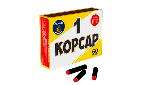  Петарды Корсар 1 в пленке  в Тырныаузе